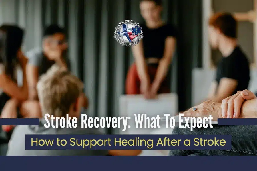 Stroke recovery support and healing resources for survivors and caregivers in the Brazos Valley