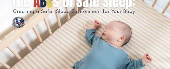 ABCs of safe sleep for babies with infant sleeping safely in a crib